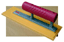 Spongy Trowel With Plastic Handle,Two Supporter